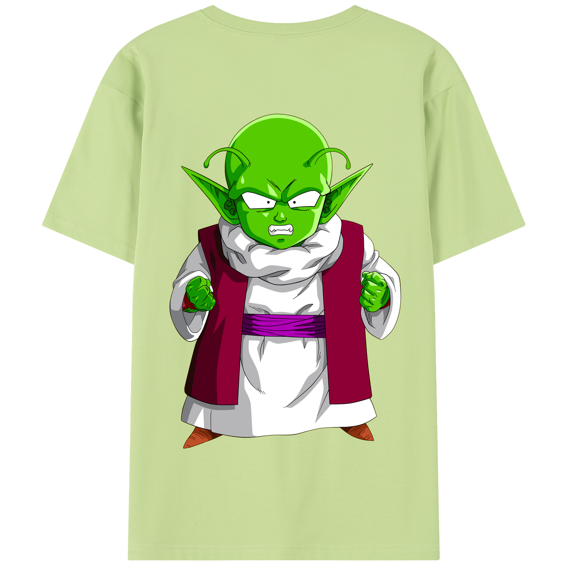 （画像用） ドラゴンボール ピッコロ DRAGON BALL Piccolo 綿100％半袖Tシャツ（背面プリント）
